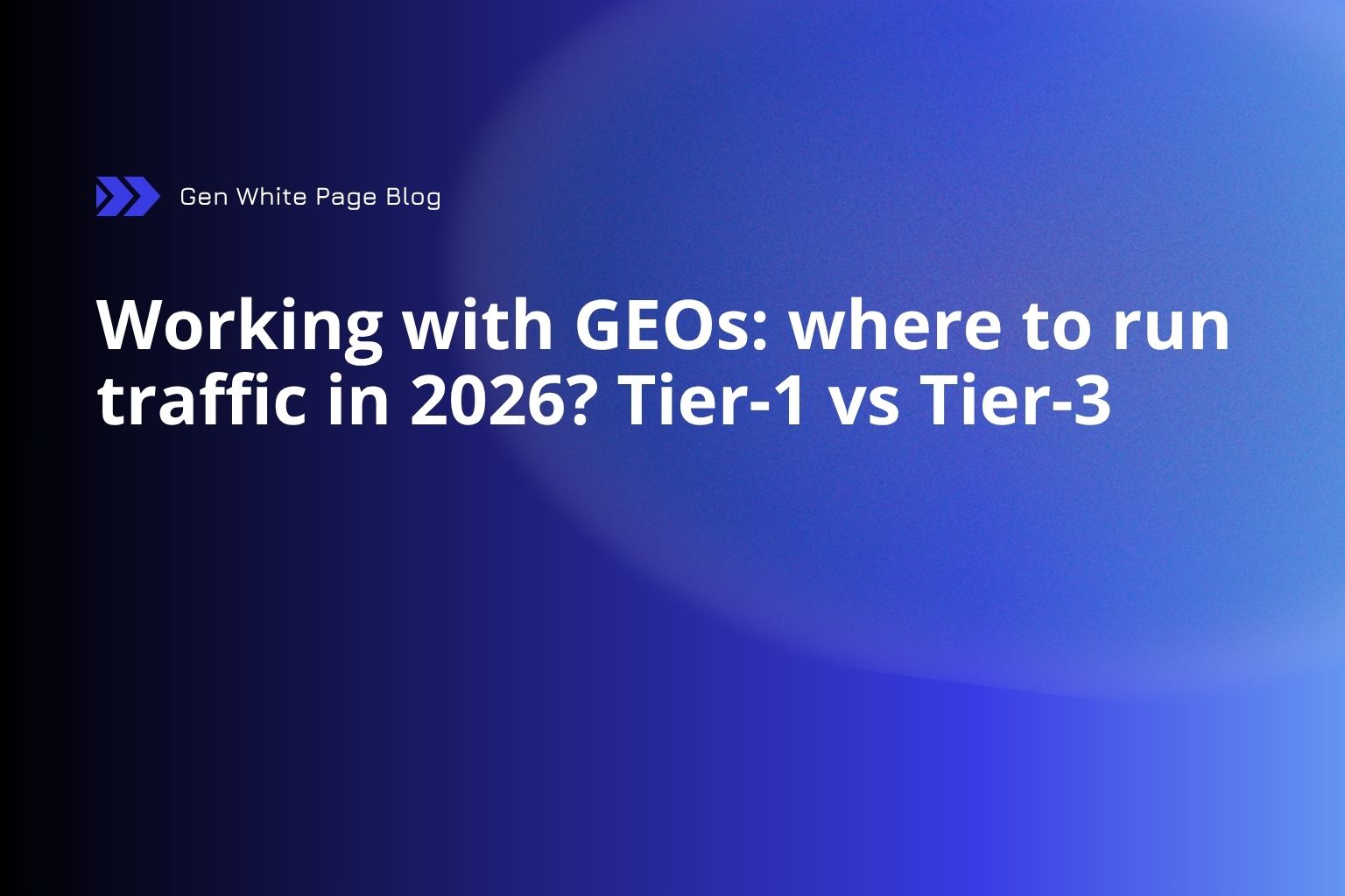 Working with GEOs in arbitrage 2026